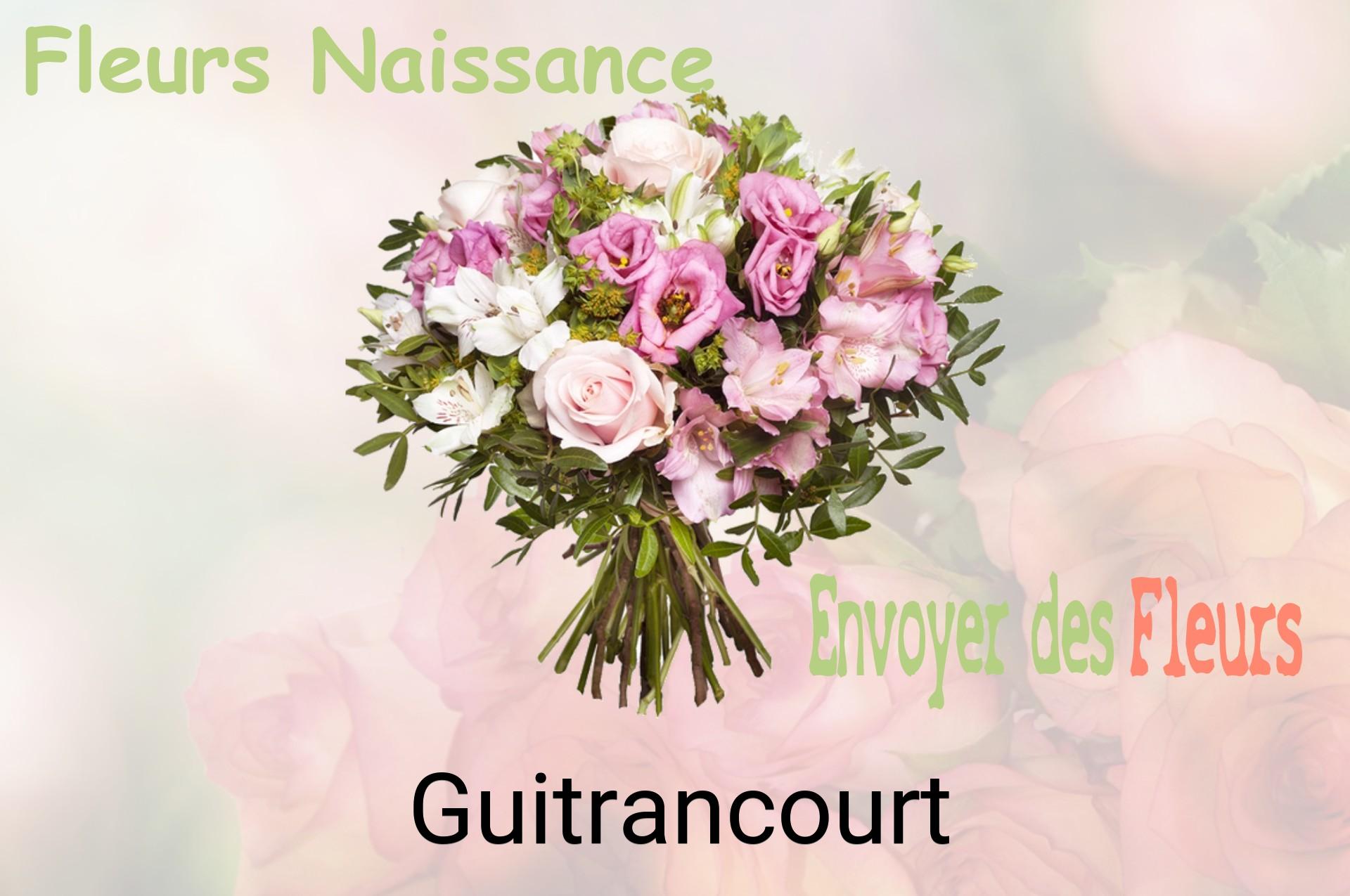 Bouquet de fleurs de naissance livré à Guitrancourt